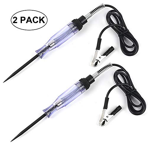 Circuit Continuity Tester 6V To 24V Current Tester With Indicator Light Long Probe And Alligator Clip For Car Batteries #TOP1