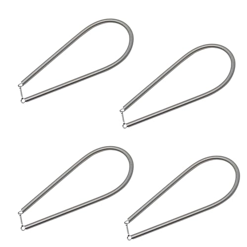 ZYUNMALL 20 Inch Long Extension Spring, Zinc Plated Steel Screen Door Spring, 4 Pack