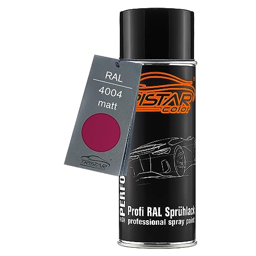 TRISTARcolor RAL 4004 Bordeauxviolett Spraydose 400 ml matt schnelltrocknend