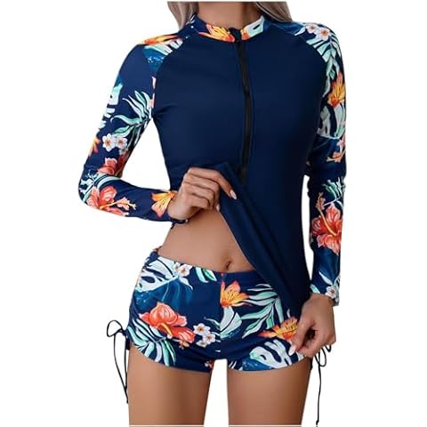Womens Long Sleeve Rash Guard Set Cover