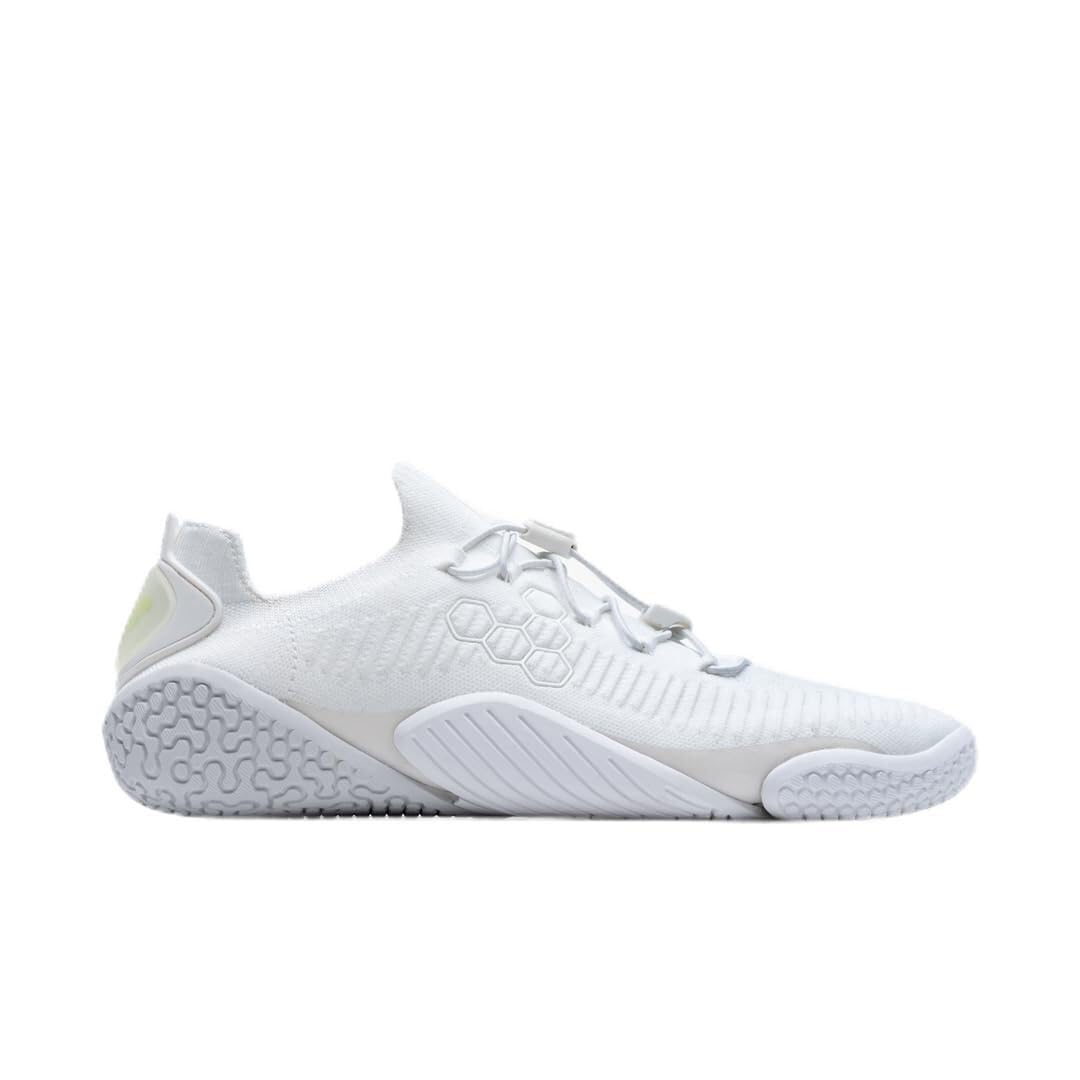 Vivobarefoot Motus Flex Men's Barefoot Zero Drop Trainer | Increases Strength and Stability | Lightweight for Training & Running | Grounding Shoes, Bright White, 9 Wide, bright white, 27.0 cm