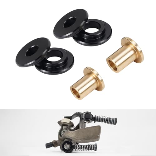 Bevinsee Solid Shifter Bushing Kit Compatible with VW MK4 MK5 1J0711761B and 1J0711761C, for MQ250 5 Speed Manual Gearbox Billet Hole Size of 10mm