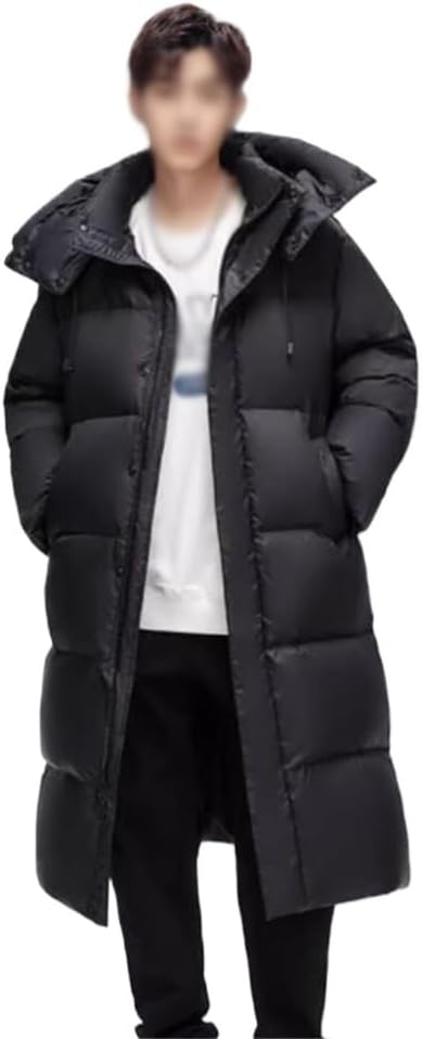 Removable Hooded Extremely Cold Coat Especially Thick Down Jacket Man Over The Knee Long In Winter