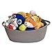 Large Rope Woven Storage Basket with Handles for Clothes,Blankets,Toys Nursery Organizer,Collapsible Storage Bin, Laundry Baskets