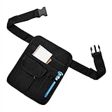 Tamaño del producto (L * W): 10 × 8.25 pulgadas, como se muestra en la imagen; cinturón ajustable con hebilla, se adapta a tallas de cintura de 20 "a 53", adecuado para la mayoría de los camareros y meseras.