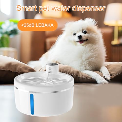 Fuente automática de agua para gatos y perros miniatura 3