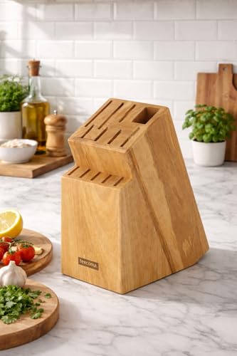 Tescoma 869508 Woody Ceppo Per 13 Coltelli E Trinciapollo/Acciaino - 4