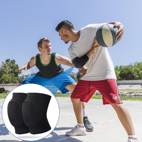 BHIPKOT 1 paire de coudières, accoudoirs, ceintures de soutien fitness pour adolescents, hommes, femmes (2 pièces, noir) – vue 6