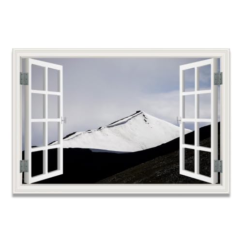 Cuadro lienzo VHdfgTY vista al lago, paisaje natural 20x30cm sin marco