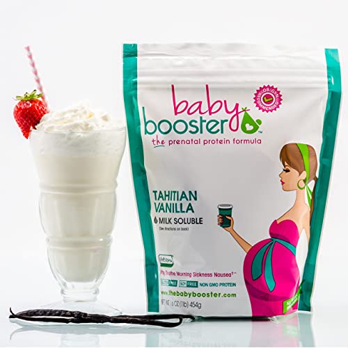 Baby Booster Prenatal Vitamin Supplement Shakes, Kona Mocha And Tahitian Vanilla #TOP2