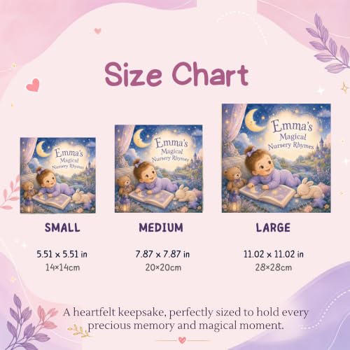 Personalized Bedtime Nursery Rhymes Book for Kids Custom Name & Photo Rhyming Storybook Personalized Goodnight Book for Toddlers Baby Birthday Shower Nursery Keepsake Gift for Boys and Girls - Image 8