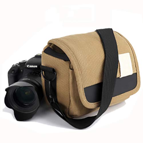 DSLR Kamera-Schulter-Beutel, SLR Leinwand Foto Handtasche Objektivtaschen Stoß- Digitalkamera Taschen,C