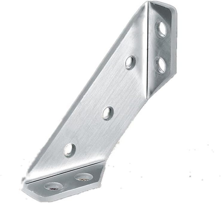 Miniatura 2 de Conector universal de esquina para muebles, conector de fijación en ángulo para muebles, marco de soporte triangular de acero inoxidable, soporte de