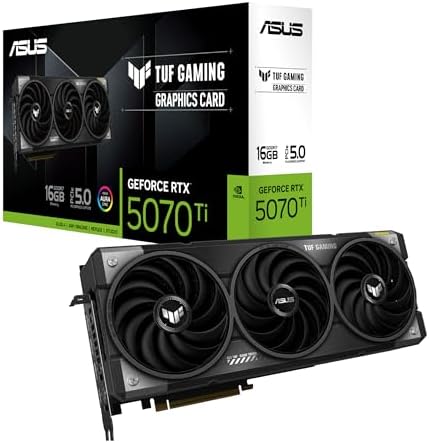 【Amazon.co.jp限定】ASUS TUF Gaming GeForce RTX 5070 Ti 16GB GDDR7 OC Edition ビデオカード TUF-RTX5070TI-16G-GAMING 国内正規代理店品