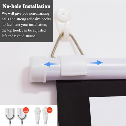 Pantalla portátil para proyección 60 pulgadas 4:3 miniatura 4
