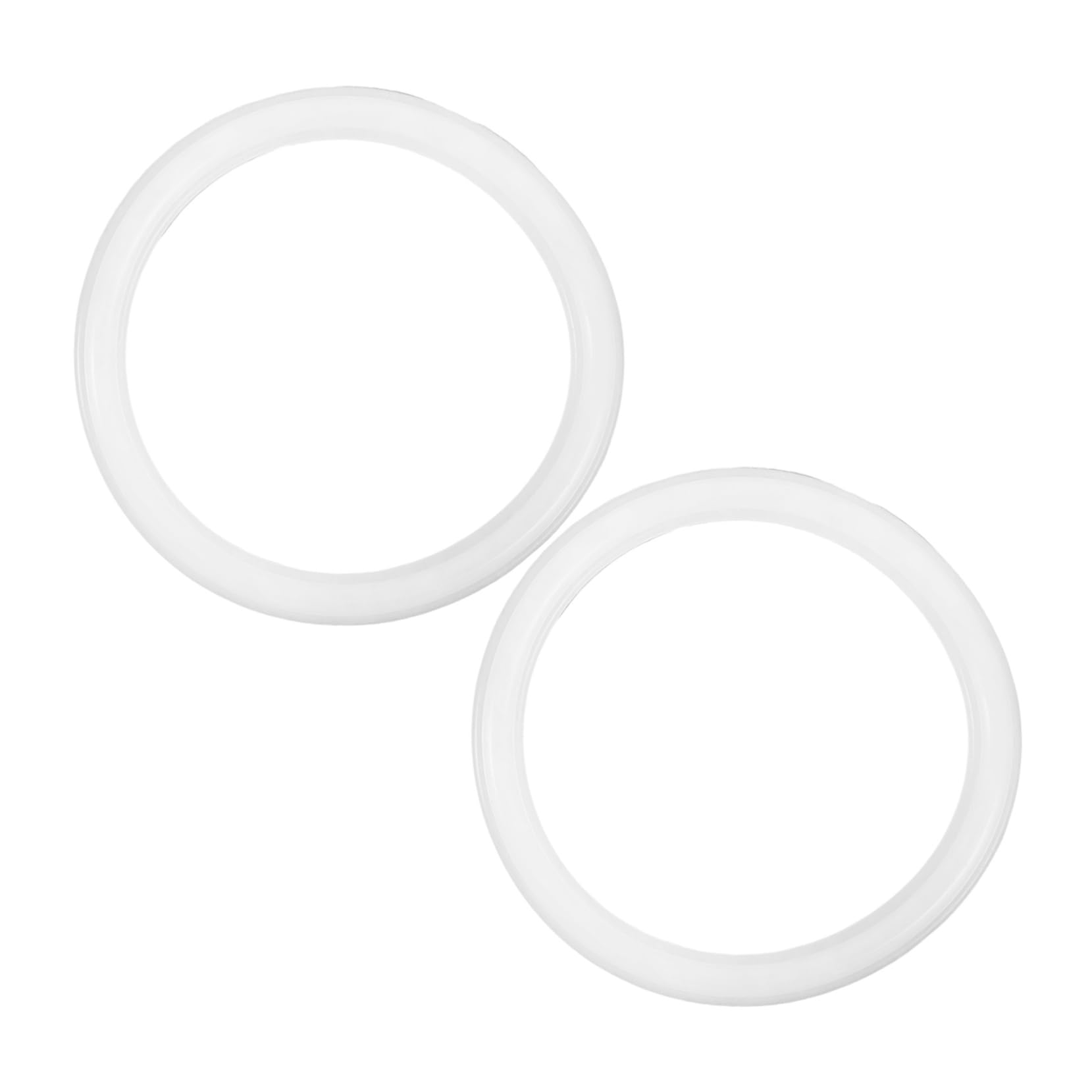 MAGICLULU 4 Set Accessori Per Macchine Da Gelato Parti Della Gelatiera Anelli Di Tenuta Di Ricambio Anello Di Tenuta Della Macchina Del Gelato Gel Di Silice Bianca 2 Pezzi * 4