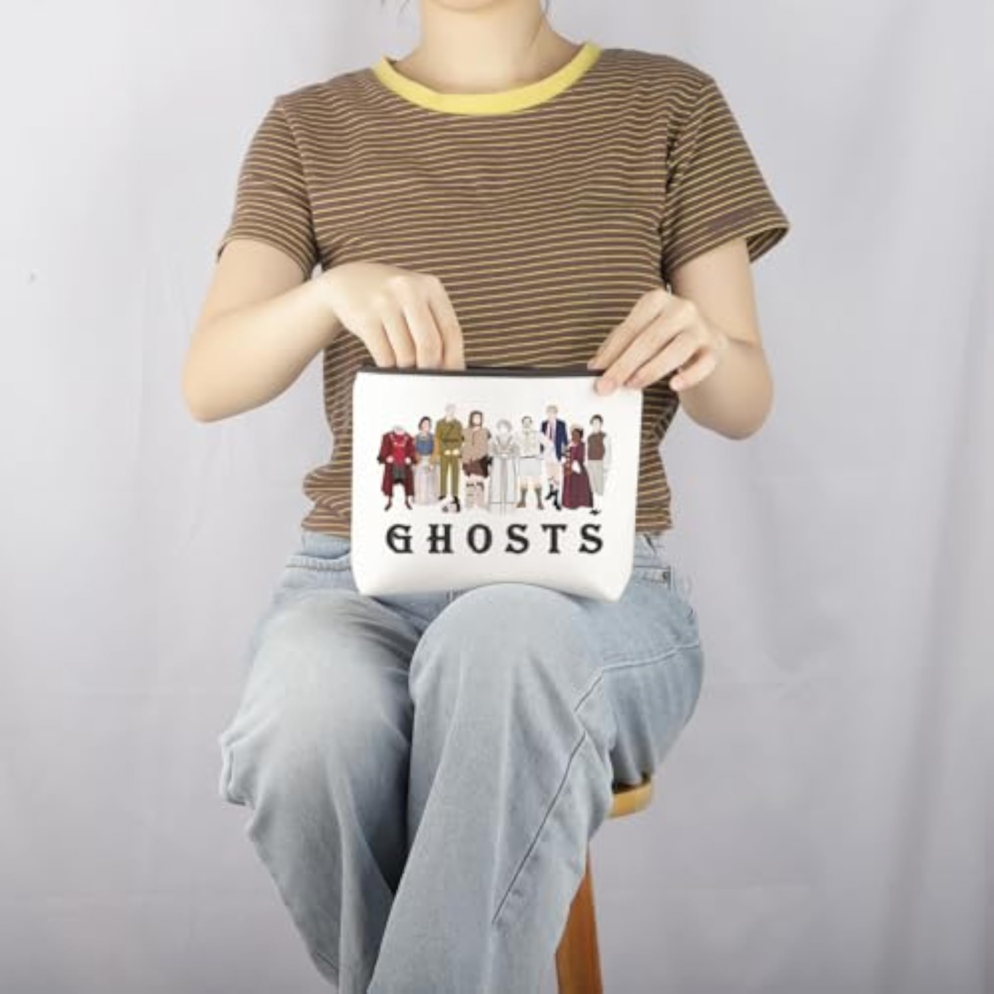 Ghosts TV Show Inspired Makeup Zipper Pouch