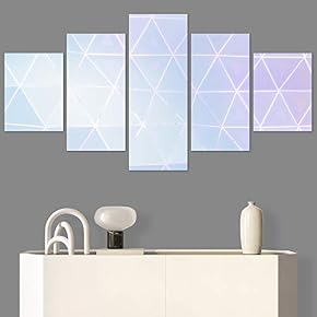 SIGNWIN 5 Panel Canvas Wall Art Modern Art...