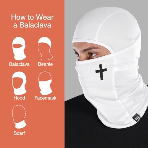 Image of SLEEFS Balaclava Face Mask Men & Women - Loose Fit, Breathable Ski Mask Shiesty for Football, Cycling - All Weather Use
