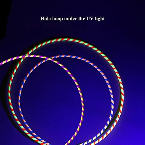 YMWALK UV Blacklight Reactive Tape Fluorescent Adhesive Tape Belt Night Luminous Tape Glow in The Dark Tape Neon Tapes for Halloween Black Light Party Decoration(6Pcs/6colors,15mmX5M)