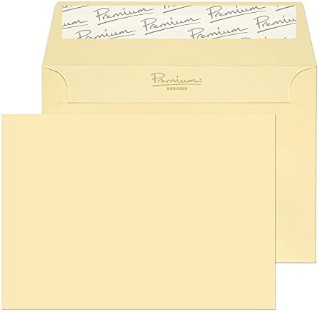 Blake Premium Business C6 114 x 162 mm 120 gsm Peel & Seal Wallet Envelopes (21155) Ice White Wove - Pack of 50