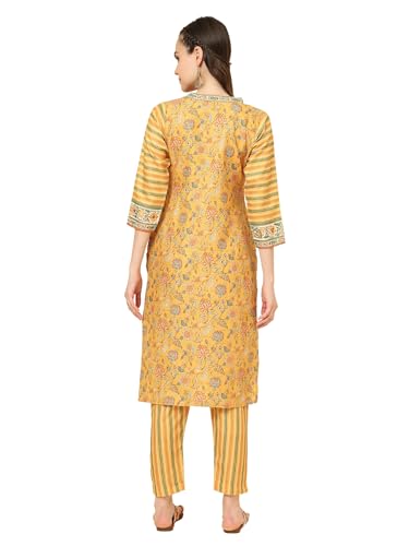 Image of Sugathari Women's Kurta Set for Women | Women Kurta | Women Kurta Sets Kurtis | Women Kurta Pant Set | Women Kurta Pant Set Women Kurti Set with Pant | Women Kurti Set with Pant Cotton (KP 96)