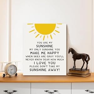 You are My Sunshine Wooden Picture Frame Home Wall Decor Housewarming Gifts for Friends Family Coworker Teacher Inspirational Wall Art Hanging Wall Plaque Home Sign for Home Bedroom Office 09