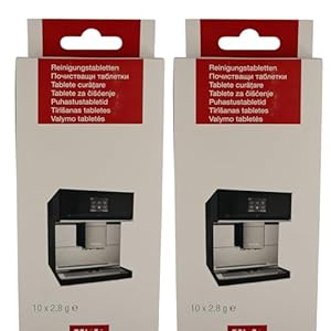 20 Reinigungstabletten Für Miele Kaffeevollautomat, Kaffeemaschinen Und Espressomaschinen, 2x 10 Stück – Insgesamt 20 Tabletten