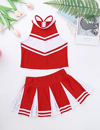 image for ranrann Kids School Girls Cheer Leader Costume Cheerleading Uniform Zi