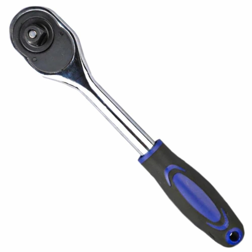 Eastman Oval Head Ratchet Handle - With Quick Release, Drive Size-1/2 (12.7), Length 250 Mm, Chrome Vanadium Steel, Hardened Square Drive Unique Design Grip (E-2203E) (B09F9DKJGM) Amazon Price History, Amazon Price Tracker