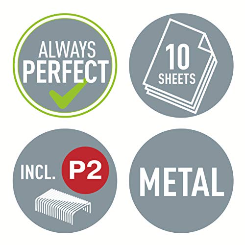 Leitz Mini Cucitrice NeXXt WOW, Capacità fino a 10...