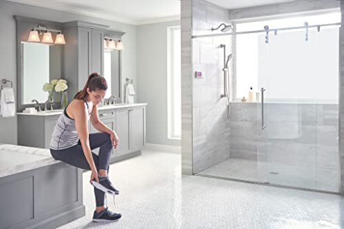 Moen Yb5163Bn Voss 3-Light Dual-Mount Bath Bathroom Vanity Fixture With Frosted Glass, Brushed Nickel 7.24 X 9.61 X 26.89 Inches #TOP4