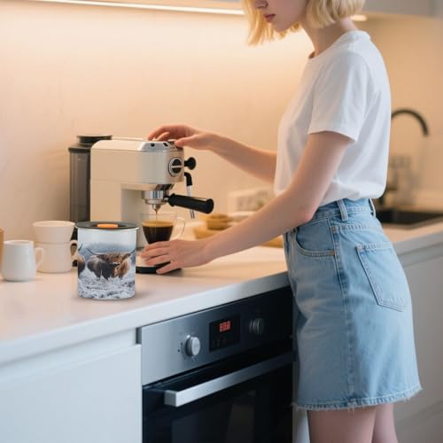 Recipiente hermético de acero inoxidable para café 17oz miniatura 7