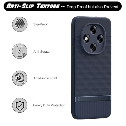 Image of Shockproof Case for Oppo F31 Pro 5G | Full Camera Protection | TPU Flexible Back Cover for Oppo F31 Pro 5G (Steel Blue)