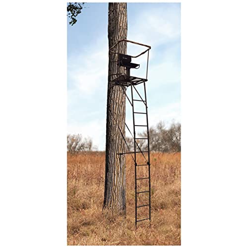 Guide Gear 16' Swivel Ladder Tree Stand For Hunting Climbing Seat Hunt Gear Equipment Accessories #TOP2
