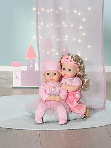 Baby Annabell Little Sweet Princess 36cm - For Toddlers 1 Year & Up - Promotes Empathy & Social Skills - Includes Dress, Shoes, Tiara & Brush