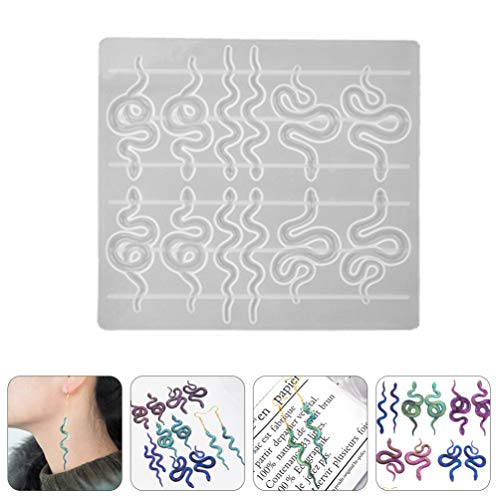Silikon Ohrring Form Schlange DIY Schimmel Harz Schmuck Silikon Formen für Ohrring Handwerk Guss Anhänger – Bild 4