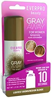 Everpro Gray Away Temporary Root Concealer, Lightest Brown/Blond, 1.5 Ounce
