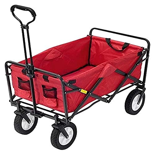 واگن تاشو همهجارو چرخدار | گاری حمل بار و وسایل مناسب فضای باز، کمپینگ، باغ و استفاده روزمره
