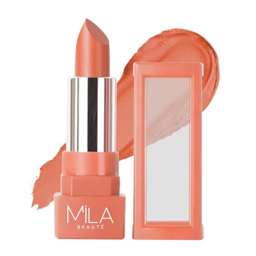 Image of MILA BEAUTE Matte Lipstick | Highly Pigmented & Lightweight Formula | Matte Finish | Gives Full Coverage | Shade -