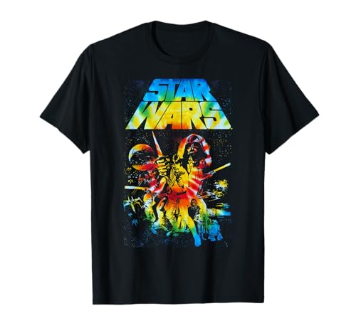 T-shirt Star Wars Tie-Dye Space Cowboy pour raviver la nostalgie des étoiles en vous