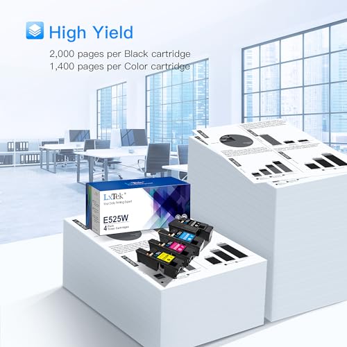 Lxtek 4P_D_E525W Remanufactured Toner Cartridge Replacement For Dell E525W E525 To Use With E525W Color Laser Printer thumb #2