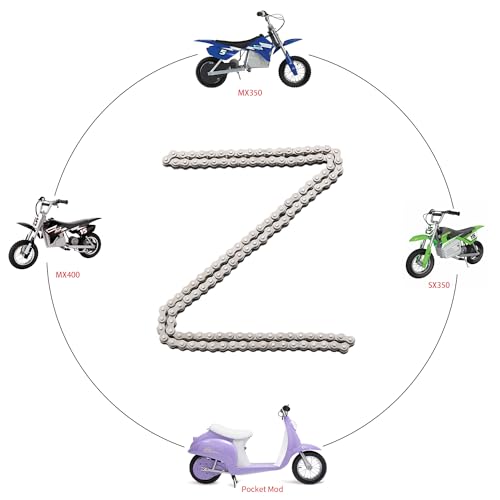 image for KAMIER 25H Drive Chain 126 Link for Razor MX350 MX400 ZR350 SX350 McGr