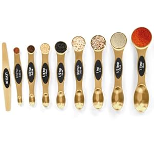 Magnetic Measuring Spoons Set Stainless Steel with Leveler-9pcs Stackable Measuring Cups for Baking-Measuring Cups and Spoon Set Kitchen Gadgets Apartment Essentials Fits in Spice Jars 20 41EdFwhOLFL. SS300
