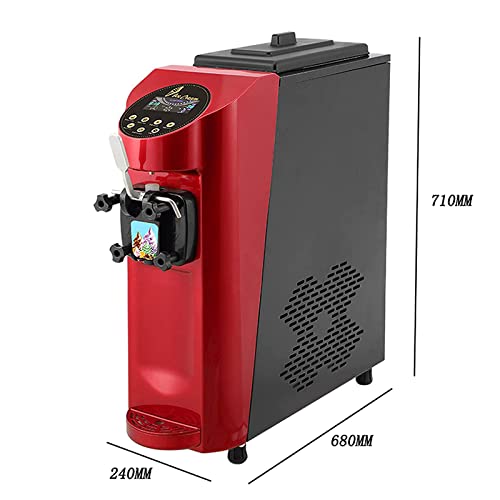 Softeismaschine, Kommerzielle Automatische Eismaschine Mit 16 L/H, 1000-W-Frozenjoghurtmaschine Mit Schneller Abkühlung… – Bild 8