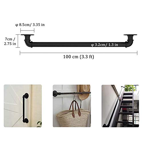 Main courante escalier sécurisée pour personnes âgées et enfants 100cm