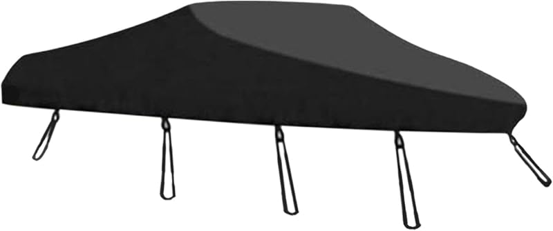 Boat Cover Heavy Duty Oxford Cloth Waterproof Sunproof Secure Fit Suitable for Bass Boats Transport Outdoor Use, 14 to 16FT