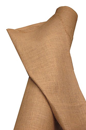 LA Linen 40-Inch Wide Natural Burlap , 80 Yard Roll