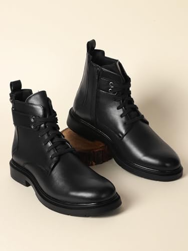 Image of Carlton London Men's Regular comfortable Lace-Up Round Toe boot for Casual and Party Use