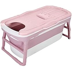 XDJ Bañera Independencia Bañera Adulto Plegable Bañera, Bañera Sencillo, Bañera Aire Piscina, Niños Adultos Puesto Bañera, Salud Material De TPE Ducha
